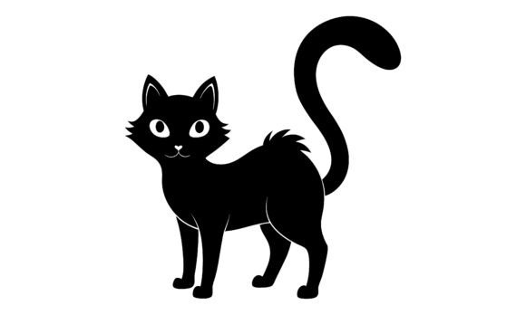 Black Cat Cartoon Illustration Embroidery Review
