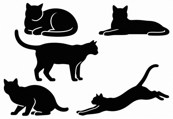 Black Cat Silhouettes Vector Pack: A Designer's Real-World Review