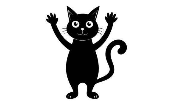 Black Cat with Arms Raised High: A Designer's Review