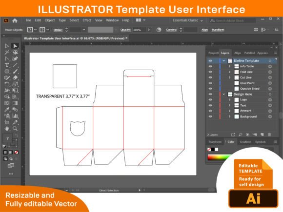Cat Shape Window Box LASER CUT Template Review