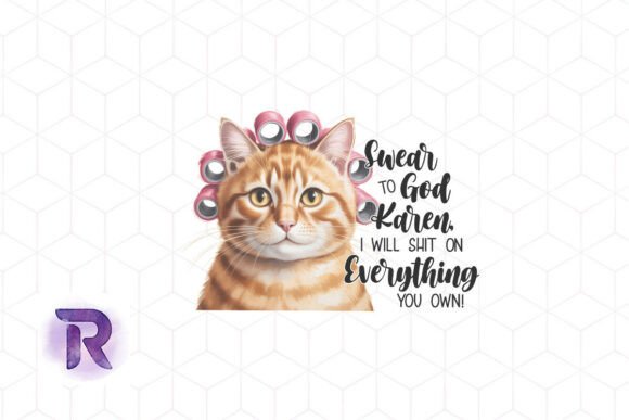 Humorous Cat Rollers Sublimation PNG: A Designer's Reality Check