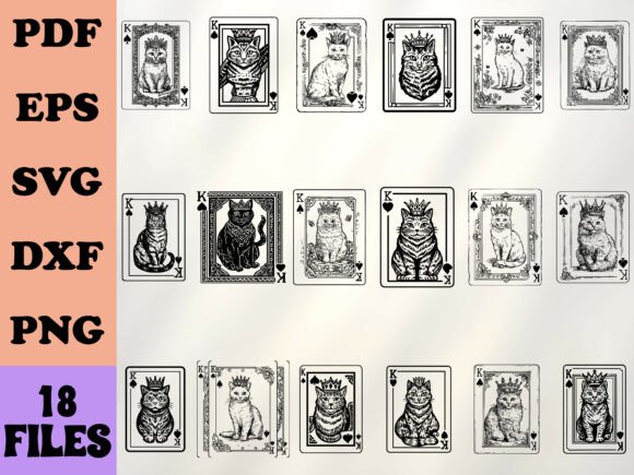 King Cat Playing Card Embroidery Review