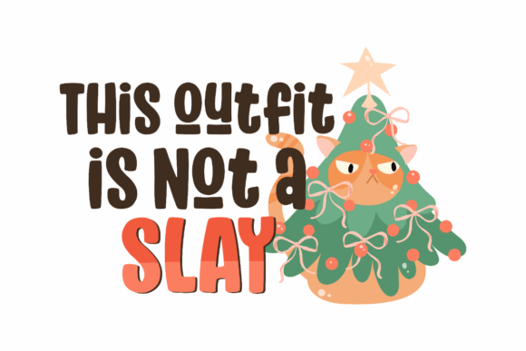 Not a Slay, Christmas Tree Cat Embroidery Review