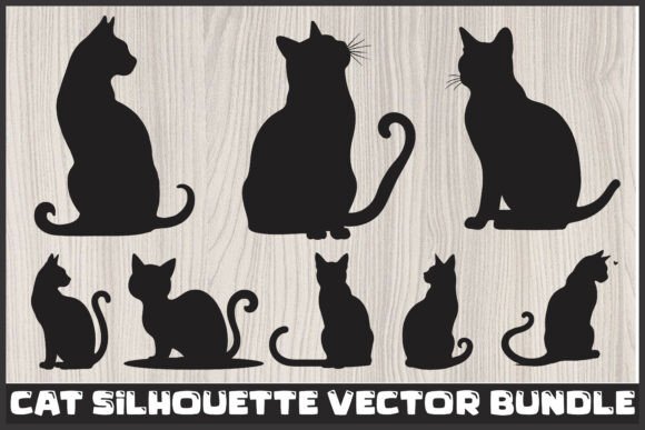 Playful Cat Butterfly Silhouette Vec Review