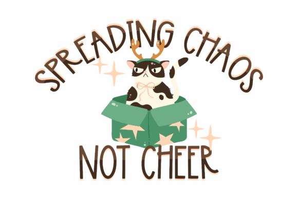 Spreading Chaos, Christmas Cat: A Real-World Embroidery Review
